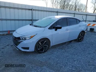 2023 Nissan Versa SR with VIN 3N1CN8FV4PL838385, listed as a Copart auction lot 87996765 with 36,755 mi miles and Salvage Title. Bid and sale history available at carsss.com. Image 1.