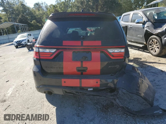 2023 Dodge Durango SRT Hellcat Premium with VIN 1C4SDJH95PC655351, listed as a Copart auction lot 75793474 with Not Provided miles and Salvage Title. Bid and sale history available at DreamBid. Image 6.