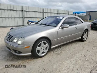 2003 Mercedes-Benz CL-Class 5.0L with VIN WDBPJ75J73A033578, listed as a Copart auction lot 48196415 with 0 mi miles and Salvage Title. Bid and sale history available at carsss.com. Image 1.