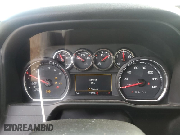 2019 Chevrolet Silverado 1500 LT with VIN 1GCRWCEK9KZ243709, listed as a Copart auction lot 85041514 with 79,780 mi miles and Salvage Title. Bid and sale history available at DreamBid. Image 9.