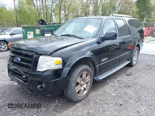 2007 Ford Expedition Max Limited z VIN 1FMFK205X7LA38383, wystawiony jako IAAI lot #42205021 z przebiegiem 128 885 mil mil oraz . Historia ofert i sprzedaży dostępna na DreamBid. Obrazek 2.
