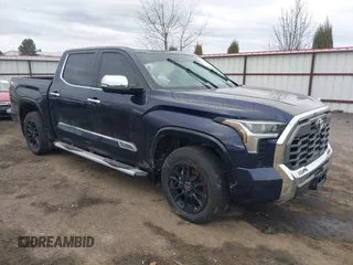 2022 Toyota Tundra 1794 Edition with VIN 5TFMA5DB6NX041299, listed as a IAAI auction lot 41711342 with 50,079 mi miles and . Bid and sale history available at DreamBid. Image 1.