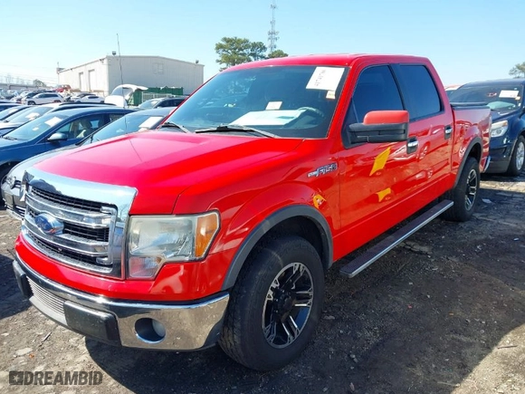 2013 Ford F-150 XL with VIN 1FTFW1CF3DFB68667, listed as a IAAI auction lot 41741786 with 157,786 mi miles. Bid and sale history available at carsss.com. Image 2.