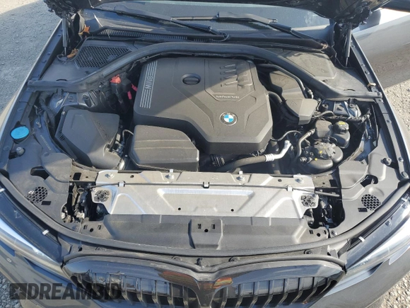 2020 BMW 3 Series 330i with VIN 3MW5R1J0XL8B36966, listed as a Copart auction lot 58501495 with 27,813 mi miles and Salvage title. Bid and sale history available at DreamBid. Image 11.