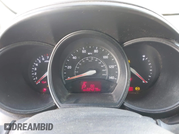 2013 Kia Rio LX with VIN KNADM4A32D6284804, listed as a IAAI auction lot 41935043 with 224,279 mi miles. Bid and sale history available at carsss.com. Image 7.