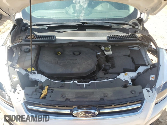 2013 Ford Escape Titanium with VIN 1FMCU0J98DUC67136, listed as a Copart auction lot 57967495 with 72,258 mi miles and Salvage title. Bid and sale history available at DreamBid. Image 12.