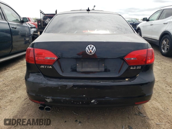 2011 Volkswagen Jetta SE with VIN 3VWDX7AJ6BM395554, listed as a Copart auction lot 57397585 with 139,857 mi miles and Salvage title. Bid and sale history available at DreamBid. Image 6.