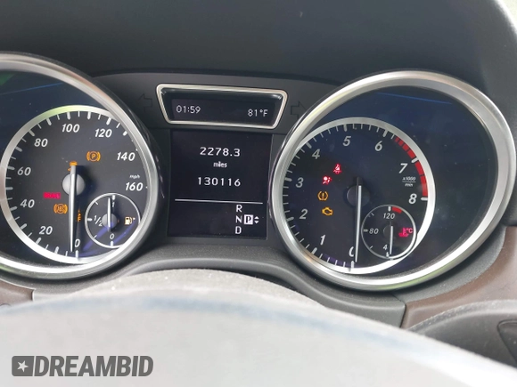 2012 Mercedes-Benz M with VIN 4JGDA5HB3CA018357, listed as a IAAI auction lot 42061006 with 130,116 mi miles. Bid and sale history available at carsss.com. Image 7.