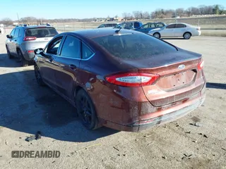 2016 Ford Fusion SE with VIN 3FA6P0H77GR177295, listed as a IAAI auction lot 41433555 with 133,519 mi miles. Bid and sale history available at carsss.com. Image 3.