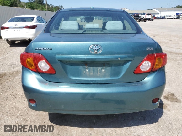 2009 Toyota Corolla with VIN 1NXBU40E29Z118164, listed as a Copart auction lot 52091785 with 117,486 mi miles and Salvage Title. Bid and sale history available at carsss.com. Image 6.