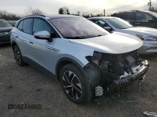 2021 Volkswagen ID.4 Pro S z VIN WVGGNPE29MP064405, wystawiony jako Copart lot #45465365 z przebiegiem 54 417 mil mil oraz Szkoda całkowita • Salvage title. Historia ofert i sprzedaży dostępna na DreamBid. Obrazek 4.