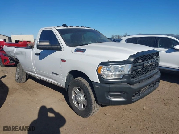 2019 Ram 2500 Tradesman with VIN 3C6MR5AJ0KG643448, listed as a IAAI auction lot 41281882 with 65,536 mi miles. Bid and sale history available at carsss.com. Image 1.