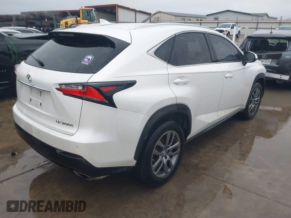 2015 Lexus NX with VIN JTJYARBZXF2011937, listed as a IAAI auction lot 41557513 with 132,775 mi miles. Bid and sale history available at carsss.com. Image 4.