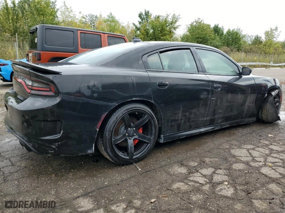 2022 Dodge Charger Scat Pack with VIN 2C3CDXGJ3NH251773, listed as a Copart auction lot 56258464 with 1,364 mi miles and Salvage Title. Bid and sale history available at carsss.com. Image 3.