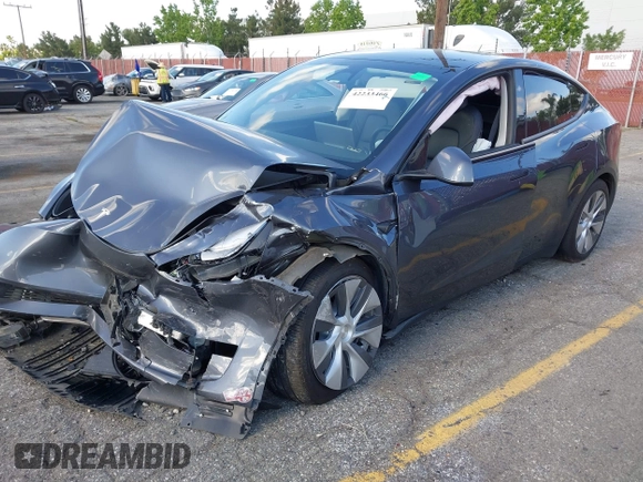 2023 Tesla Model Y Long Range with VIN 7SAYGDEE7PA192488, listed as a IAAI auction lot 42233466 with Not provided miles and . Bid and sale history available at DreamBid. Image 25.