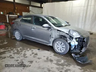 2021 Hyundai Accent SE with VIN 3KPC24A67ME136303, listed as a Copart auction lot 61190995 with 37,620 mi miles and Salvage title. Bid and sale history available at DreamBid. Image 4.