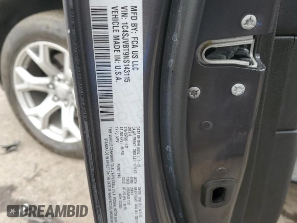 2022 Jeep Wagoneer Series II с VIN 1C4SJVBT9NS143115, выставлен на аукционе Copart как лот 44688515 с пробегом 33 001 миль миль и Списание • Salvage title. История ставок и продаж доступна на DreamBid. Изображение 15.