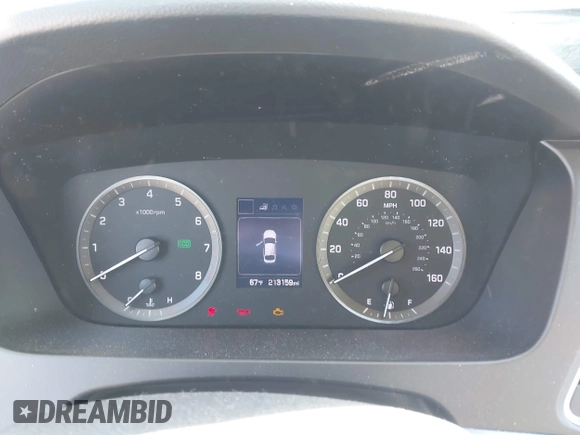 2017 Hyundai Sonata SE with VIN 5NPE24AF9HH438492, listed as a IAAI auction lot 41983658 with 213,159 mi miles and . Bid and sale history available at DreamBid. Image 7.
