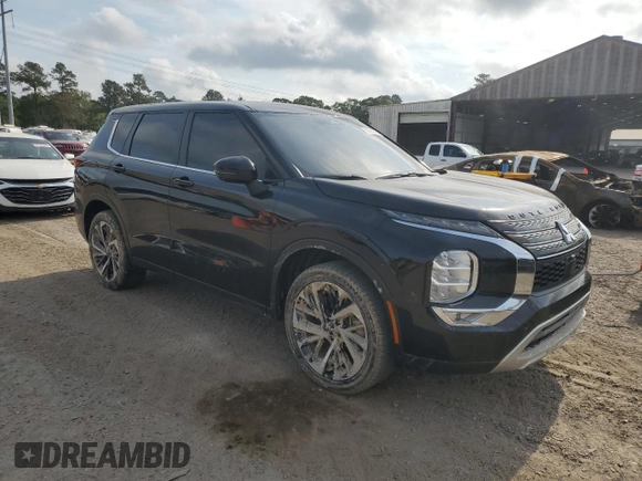 2022 Mitsubishi Outlander SE with VIN JA4J4UA89NZ079671, listed as a Copart auction lot 57293495 with 94,467 mi miles and Salvage title. Bid and sale history available at DreamBid. Image 4.