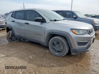 2021 Jeep Compass Sport with VIN 3C4NJCAB2MT510962, listed as a Copart auction lot 57950275 with 97,395 mi miles and Salvage title. Bid and sale history available at DreamBid. Image 4.