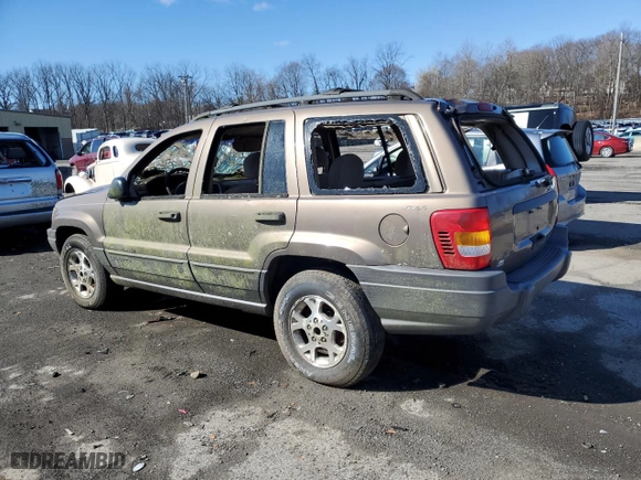 2001 Jeep Grand Cherokee Laredo with VIN 1J4GW48S11C542230, listed as a Copart auction lot 50038975 with 0 mi miles and Non Repairable. Bid and sale history available at carsss.com. Image 2.