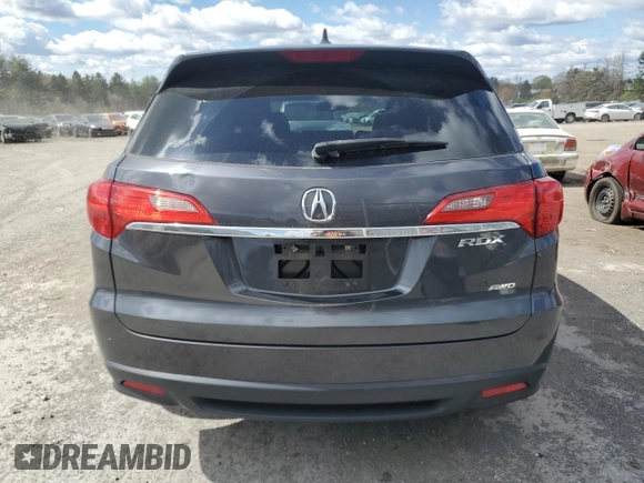 2013 Acura RDX with VIN 5J8TB4H35DL002491, listed as a Copart auction lot 53522525 with 96,771 mi miles and Salvage Title. Bid and sale history available at carsss.com. Image 6.