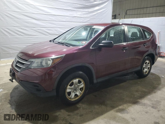 2014 Honda CR-V LX with VIN 5J6RM4H35EL041029, listed as a Copart auction lot 50498975 with 81,185 mi miles and Salvage Title. Bid and sale history available at DreamBid. Image 1.