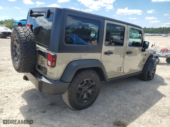 2018 Jeep Wrangler JK Unlimited Sport S with VIN 1C4BJWDG9JL911735, listed as a Copart auction lot 55665864 with 106,176 mi miles and Salvage Title. Bid and sale history available at carsss.com. Image 3.