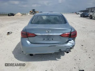 2019 Infiniti Q50 3.0t LUXE with VIN JN1EV7AP6KM519371, listed as a Copart auction lot 47088775 with 44,076 mi miles and Salvage Title. Bid and sale history available at carsss.com. Image 6.