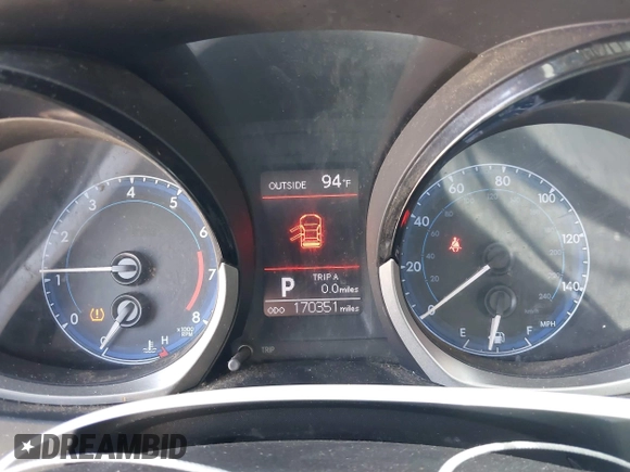 2016 Toyota Corolla L with VIN 5YFBURHE6GP521922, listed as a IAAI auction lot 42724413 with 170,351 mi miles and . Bid and sale history available at DreamBid. Image 7.