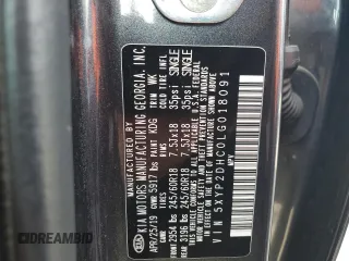 2020 Kia Telluride LX z VIN 5XYP2DHC0LG018091, wystawiony jako Copart lot #51170494 z przebiegiem 85 455 mil mil oraz Szkoda całkowita • Salvage title. Historia ofert i sprzedaży dostępna na DreamBid. Obrazek 13.