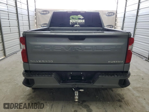 2021 Chevrolet Silverado 1500 Custom with VIN 1GCPYBEH3MZ149540, listed as a Copart auction lot 83498534 with 147,526 mi miles and Clean Title. Bid and sale history available at DreamBid. Image 6.