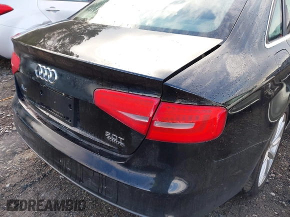 2016 Audi A4 Premium with VIN WAUBFAFL0GN009001, listed as a IAAI auction lot 41282468 with 91,465 mi miles. Bid and sale history available at carsss.com. Image 6.