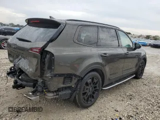 2022 Kia Telluride EX with VIN 5XYP3DHC6NG265213, listed as a Copart auction lot 50172375 with 58,458 mi miles and Salvage Title. Bid and sale history available at carsss.com. Image 3.