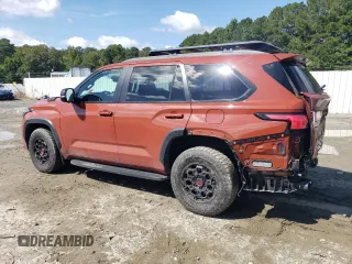 2024 Toyota Sequoia SR5 with VIN 7SVAAABA5RX021773, listed as a Copart auction lot 72173374 with 17,877 mi miles and Salvage Title. Bid and sale history available at carsss.com. Image 2.
