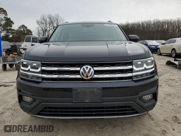 2019 Volkswagen Atlas SE with VIN 1V2LR2CA0KC505636, listed as a Copart auction lot 47648835 with 107,426 mi miles and Salvage title. Bid and sale history available at DreamBid. Image 5.