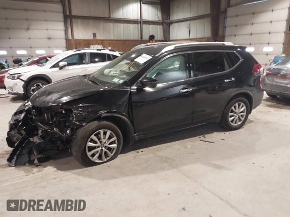 2018 Nissan Rogue SV with VIN KNMAT2MVXJP616150, listed as a IAAI auction lot 41325913 with 104,341 mi miles and . Bid and sale history available at DreamBid. Image 17.
