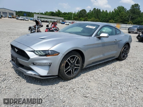 2021 Ford Mustang EcoBoost with VIN 1FA6P8TH8M5116860, listed as a Copart auction lot 59227495 with 66,207 mi miles and Salvage title. Bid and sale history available at DreamBid. Image 1.