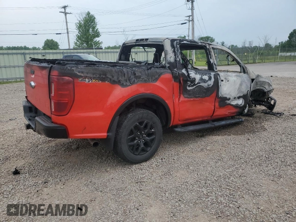 2022 Ford Ranger XL with VIN 1FTER4FH4NLD00839, listed as a Copart auction lot 60649365 with Not provided miles and Salvage title. Bid and sale history available at DreamBid. Image 3.