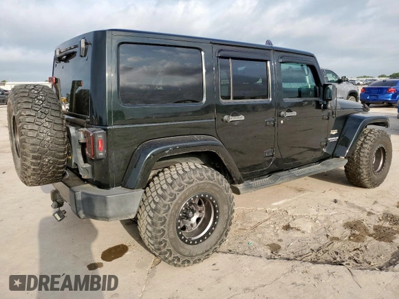 2012 Jeep Wrangler Unlimited Altitude with VIN 1C4HJWEGXCL180602, listed as a Copart auction lot 61391095 with 187,205 mi miles and Salvage title. Bid and sale history available at DreamBid. Image 3.