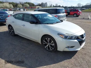 2017 Nissan Maxima Platinum with VIN 1N4AA6AP9HC444350, listed as a IAAI auction lot 41761566 with 90,604 mi miles and . Bid and sale history available at DreamBid. Image 1.