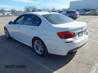 2015 BMW 5 Series 528i xDrive with VIN WBA5A7C50FD627458, listed as a IAAI auction lot 41641143 with 130,157 mi miles and . Bid and sale history available at carsss.com. Image 3.