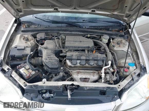 2003 Honda Civic LX z VIN 1HGES16573L018315, wystawiony jako IAAI lot #42176397 z przebiegiem 148 997 mil mil oraz . Historia ofert i sprzedaży dostępna na DreamBid. Obrazek 10.