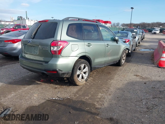 2014 Subaru Forester Premium with VIN JF2SJAEC4EH450081, listed as a IAAI auction lot 41134306 with Not Provided miles and . Bid and sale history available at DreamBid. Image 4.