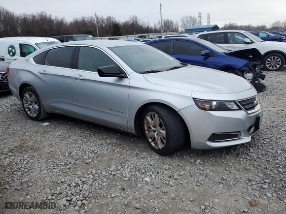 2016 Chevrolet Impala LS with VIN 2G11X5SA2G9102539, listed as a Copart auction lot 43438495 with 150,669 mi miles and Clean Title. Bid and sale history available at carsss.com. Image 4.
