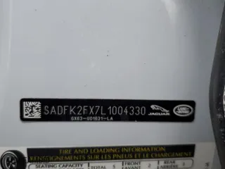 2020 Jaguar E-PACE with VIN SADFK2FX7L1004330, listed as a Copart auction lot 64156694 with 31,832 mi miles and Salvage Title. Bid and sale history available at carsss.com. Image 13.