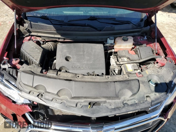 2021 Chevrolet Traverse LT Cloth with VIN 1GNERGKW3MJ166784, listed as a Copart auction lot 46328675 with 121,841 mi miles and Salvage Title. Bid and sale history available at carsss.com. Image 11.