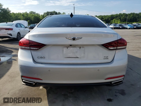 2017 Genesis G80 3.8L z VIN KMHGN4JE2HU199246, wystawiony jako Copart lot #64332695 z przebiegiem 80 508 mil mil oraz Szkoda całkowita • Salvage title. Historia ofert i sprzedaży dostępna na DreamBid. Obrazek 6.