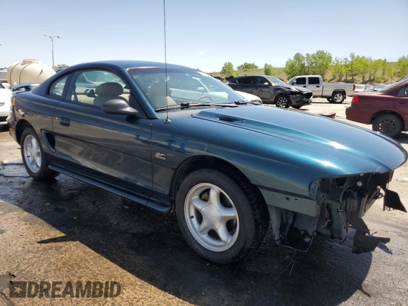 1995 Ford Mustang GT with VIN 1FALP42T5SF103346, listed as a Copart auction lot 56422635 with 31,616 mi miles and Salvage title. Bid and sale history available at DreamBid. Image 4.