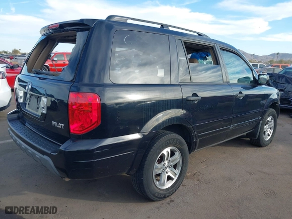 2004 Honda Pilot EX with VIN 2HKYF18624H620101, listed as a IAAI auction lot 41539583 with 196,158 mi miles. Bid and sale history available at carsss.com. Image 4.